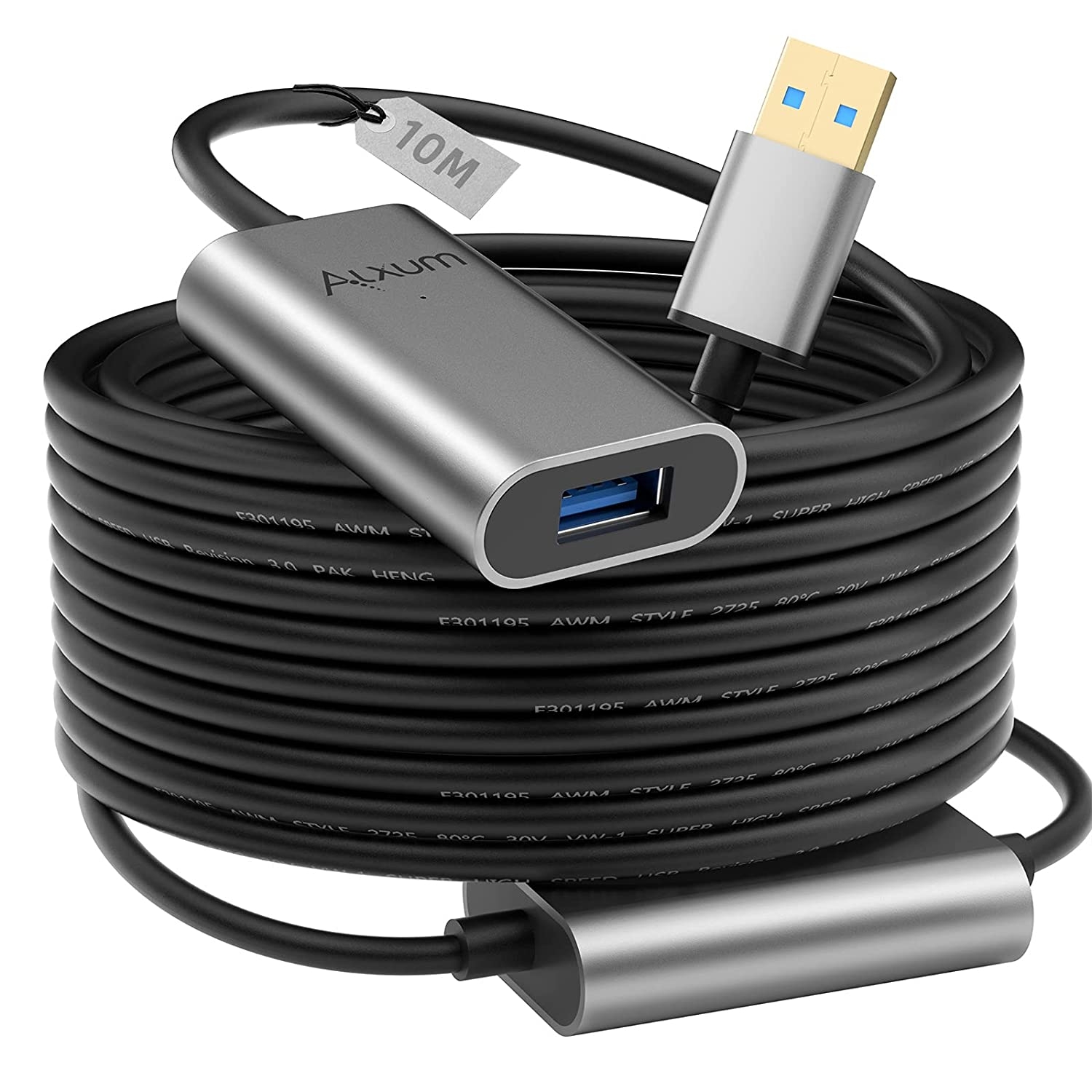 Alxum Actieve USB 3.0 Verlengkabel (10 Meter)