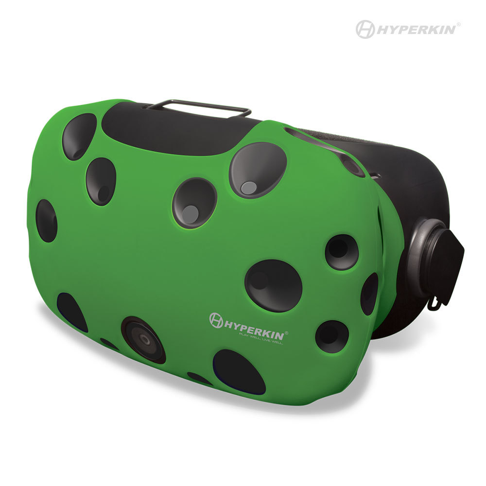 Hyperkin GelShell Siliconen Skin voor HTC VIVE Headset (Groen)